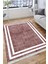 Bordo Modern Halı Makinede Yıkanabilir Kaymaz Taban Kilim Dot Tabanlı Salon Halısı 0070D 4