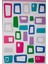 Defter Sticker,laptop Sticker Renkli Kareli Pvc 48X33X0,5CM 3