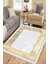Gold Desenli Makinede Yıkanabilir Kaymaz Taban Halı Dot Tabanlı Salon Halısı 0126B 3