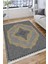 Özel Tasarım Vintage Kaymaz Tabanlı Makinede Yıkanabilir Kilim Dot Tabanlı Salon Halısı 3120A 2