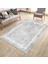 Gri Dekoratif Halı Makinede Yıkanabilir Kaymaz Taban Kilim Dot Tabanlı Salon Halısı 0061C 3