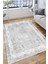 Gri Dekoratif Halı Makinede Yıkanabilir Kaymaz Taban Kilim Dot Tabanlı Salon Halısı 0061C 4