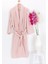 Şalyaka Pudra Bornoz Pamuklu Clasic Robe Ekstra Yumuşak Lüx Unisex 3