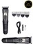 Siyah Şarjlı Saç ve Sakal Tıraş Makinesi, Ense Kesme,Islak Kullanım 1