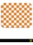 Turuncu Beyaz Renkli Damalı Geometrik Desenli Ergonomik Mouse Pad - 23 cm x 19 cm - Kaydırmaz Taban Ev ve Ofis Kullanımı Için Ideal Fare Altlığı Mousepad 1
