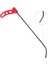 43 cm 8mm Sustalı Yassı Açık Uçlu Kılıç Çubuk - S14-02 1