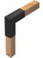 9x9 Ahşap Kirişler Için Lflex 2 Kollu Pergola Köşe Braketi Çok Renkli 1