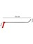 60 cm 8mm Sustalı Yassı Açık Uçlu Kılıç Çubuk - S14-04 1