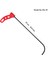 43 cm 8mm Sustalı Yassı Kapalı Uçlu Kılıç Çubuk - S14-01 1