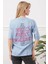 Baskılı Tişört Mavi 2
