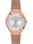 DK.1.AG1223.01 Hasır Kordon Çelik Kasa 5 Atm Suya Dayanıklı Rose Gold Renk Kadın Kol Saati 1