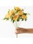 Yapay Gül Demeti 9 Dallı Sarı 2