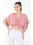 V Yaka Büzgülü Detaylı Bluz 4