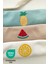 Summer 3lü %100 Pamuk Nakışlı Bebek Body Set 4