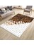 Kaymaz Tabanlı Halı Makinede Yıkanabilir Kilim Desenli Dot Tabanlı Mutfak Halısı 8001A 2