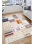 Kaymaz Tabanlı Halı Makinede Yıkanabilir Kilim Desenli Dot Tabanlı Mutfak Halısı 8001A 3