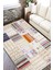Kaymaz Tabanlı Halı Makinede Yıkanabilir Kilim Desenli Dot Tabanlı Mutfak Halısı 8001A 4
