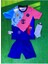 Messi 10 Şortlu Çocuk Özel Tasarım Tüm Klüpler T-Shirt 1