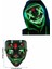 LED Işıklı Neon Maske Cadılar Bayramı Maskesi Korkunç Korku Maskesi 5