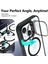 Iphone 13 - 14 Uyumlu Kılıf Standlı Mika Magsafe Hassas Butonlu Metal Tuşlu + Kamera Lens Camı Hediyeli Set 2