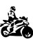 Yarış Motoru Sticker Oto Motor Laptop Duvar Folyo Sticker 15X15 cm 1