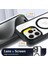 Iphone 14 Pro Max Kılıf Standlı Mika Magsafe Hassas Butonlu Metal Tuşlu Kapak + Kamera Lens Camı Hediyeli Set 4