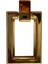 Gold Çekmece Dolap Dikdörtgen Hareketli Kulp 8*4 1