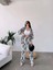 Desenli Kimono &amp; Pantolon Ikili Takım 3