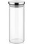 1000 ml Balsa Metal Kapaklı Yuvarlak Cam Kavanoz MKS850 1