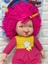 Gökkuşağı Bebekleri Lahana Bebek , Dolgu Bebek , Et Bebek 45 cm (Yeni Sezon) Neon Pembe 4