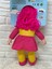 Gökkuşağı Bebekleri Lahana Bebek , Dolgu Bebek , Et Bebek 45 cm (Yeni Sezon) Neon Pembe 5