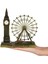 Vintage Metal Ingiltere London Big Ben ve London Eye Biblo 20CM 3