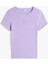 Kadın Mor S/s Tişört 5