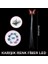 LED Fiber Optik Işıklı Kelebek Saç Klipsi 3