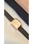 Retro Kadın Kol Saati, Vintage Tasarım, Minimal Tasarım Gold Rengi Siyah Kayış 2