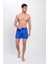Erkek Saks Deniz Şortu Fermuarlı Cepli 12018 4