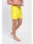 Erkek Sarı Deniz Şortu Fermuarlı Cepli 12018 3