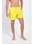 Erkek Sarı Deniz Şortu Fermuarlı Cepli 12018 4