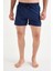 Erkek Lacivert Deniz Şortu Fermuarlı Cepli 12018 1