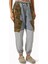 Patchwork Kamuflaj Denim Sweatpants Rahat Kesim, Elastik Bel ve Paça 1