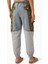 Patchwork Kamuflaj Denim Sweatpants Rahat Kesim, Elastik Bel ve Paça 2