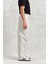 Milo Trousers Off White: Şık ve Rahat %100 Pamuklu Düz Paça Pantolon 2
