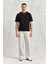 Milo Trousers Off White: Şık ve Rahat %100 Pamuklu Düz Paça Pantolon 4