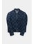 Jacob Denim Ceket - Monogram Desenli, Regular Fit, Mavi, 100% Pamuk 1