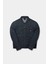 ralf Erkek Ceket - Denim Jakarlı, Monogram Desenli, Regular Fit 1