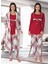 Dvina Effortt Lohusa Sabahlıklı Pijama Takımı Fuşya - 8084 1