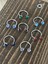 316 L Cerrahi Çelik Opal Doğal Taşlı Peçne Modeli Halka Piercing 10MM x 1,2mm 2