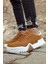 J037 Ortopedik Taban Günlük Süet Erkek Sneaker Spor Ayakkabı Sbt Taba 2