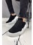 J037 Ortopedik Taban Günlük Süet Erkek Sneaker Spor Ayakkabı Sbt Siyah 1