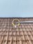 316 L Cerrahi Çelik Güller ve Zirkon Kalp Kilitli Halka Piercing 8 mm x 1,2 mm 1